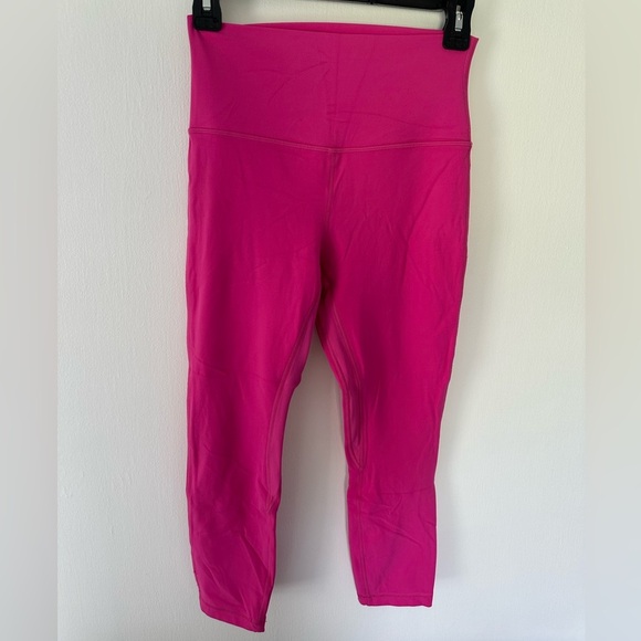 Lululemon Pink Align High Rise Crop 23” Leggings, Women’s Size 6